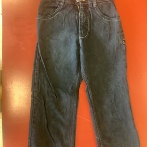 These are black JNCO jeans.